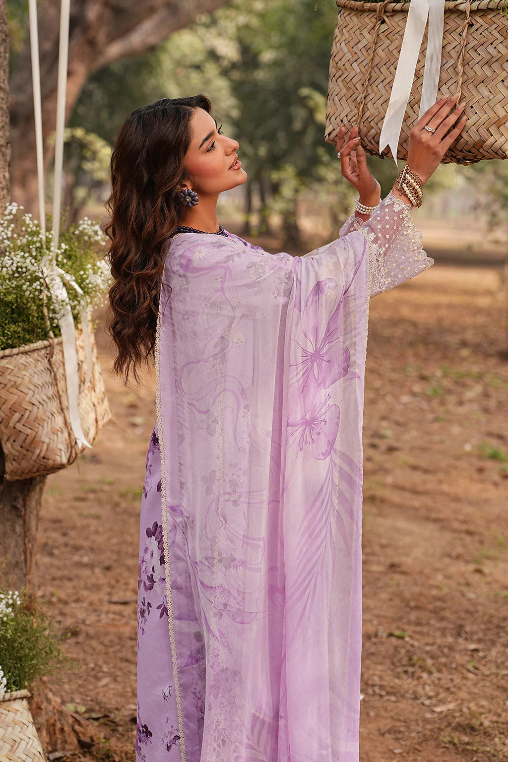 DHANAK BY RAMSHA VOL-1 UNSTITCHED'26| DH-104