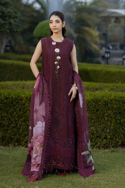 SERENE LUXURY LAWN BY ADAN LIBAS UNSTITCHED'26| D1