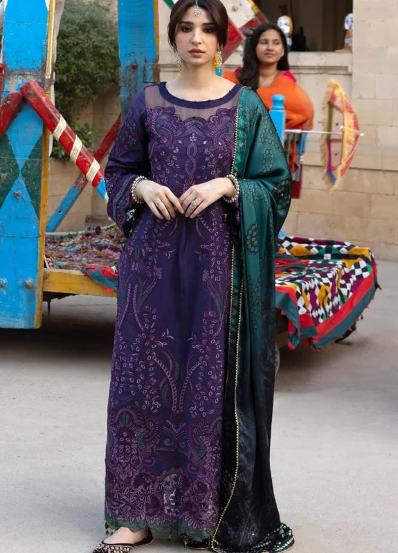 BANDHANI BY ALZOHAIB EMBROIDERED UNSTITCHED'26| D8