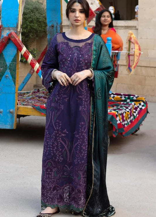 BANDHANI BY ALZOHAIB EMBROIDERED UNSTITCHED'26| D8