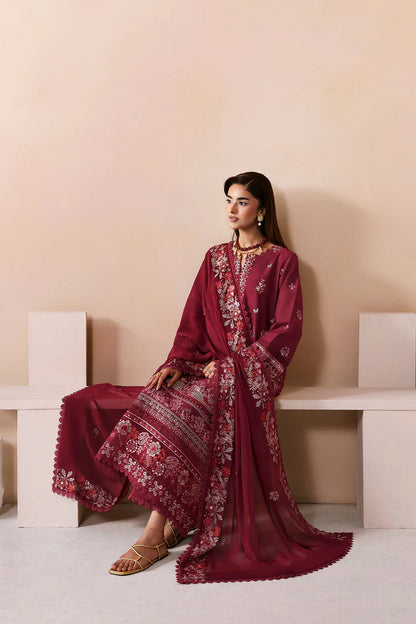 RAMSHA GHAZAL LUXURY LAWN VOL-5 UNSTITCHED'26 | G-506