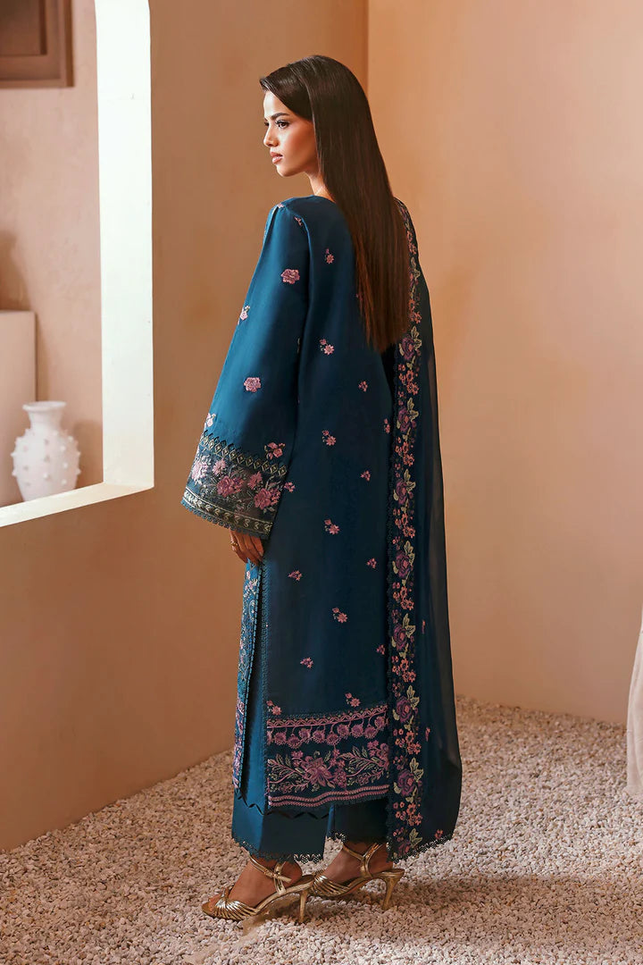 RAMSHA GHAZAL LUXURY LAWN VOL-5 UNSTITCHED'26 | G-508