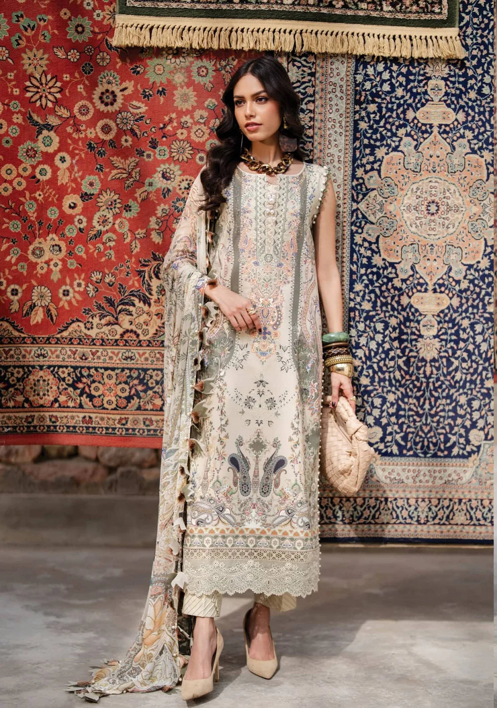 JADE BLISS PRINTED LAWN UNSTITCHED'26 | 20872