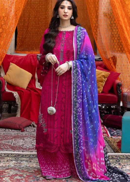 BANDHANI BY ALZOHAIB EMBROIDERED UNSTITCHED'26| D5