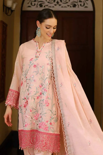 Gul Ahmed Summer Lawn Premium 2024 | LE - 42015