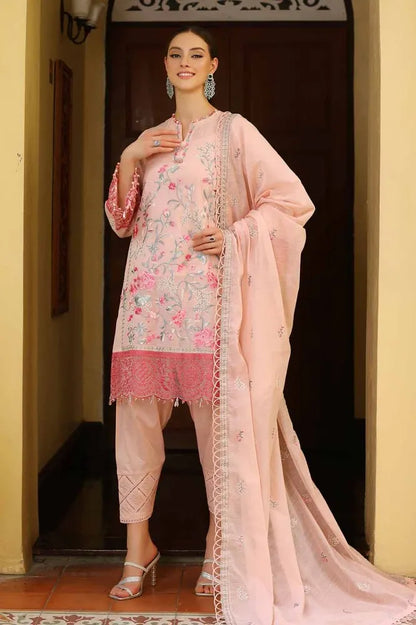 Gul Ahmed Summer Lawn Premium 2024 | LE - 42015