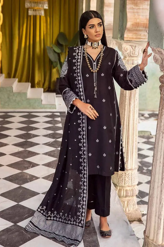 Gul Ahmed Summer Lawn Premium 2024 | MJ - 42002