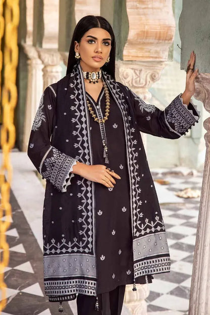 Gul Ahmed Summer Lawn Premium 2024 | MJ - 42002