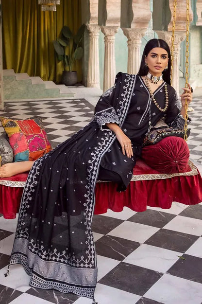 Gul Ahmed Summer Lawn Premium 2024 | MJ - 42002