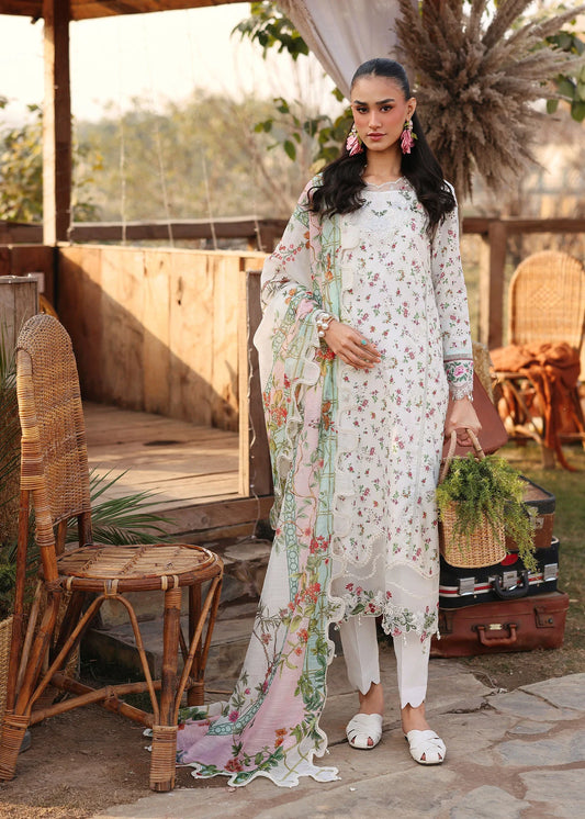 SARDINIA FESTIVE LUXURY LAWN UNSTITCHED'26| Primrose