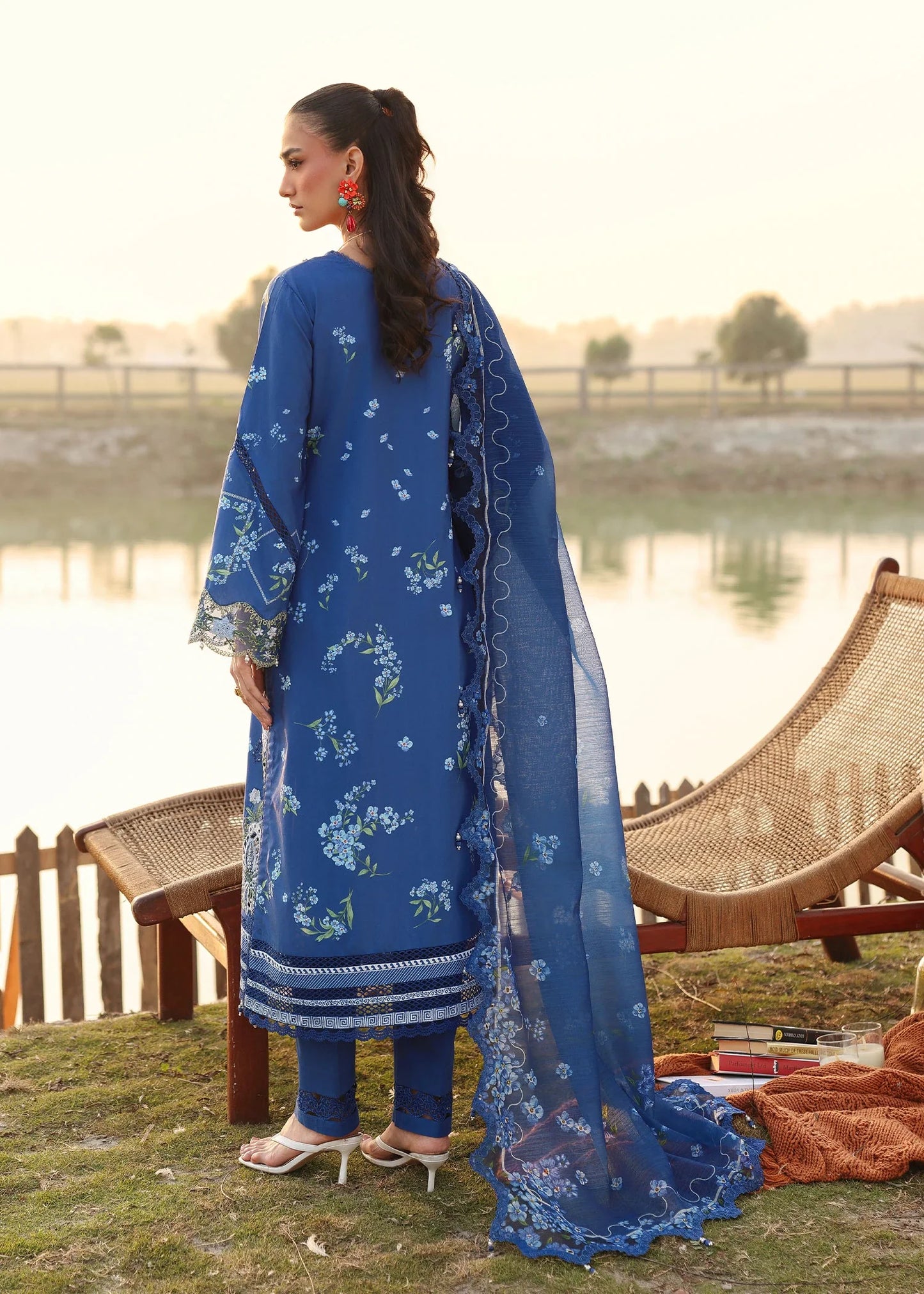 SARDINIA FESTIVE LUXURY LAWN UNSTITCHED'26| River Side