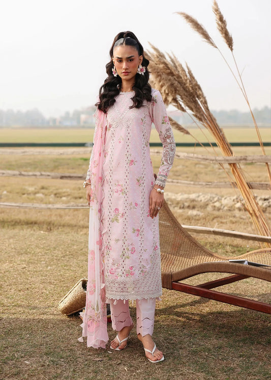 SARDINIA FESTIVE LUXURY LAWN UNSTITCHED'26| ROSE BUD