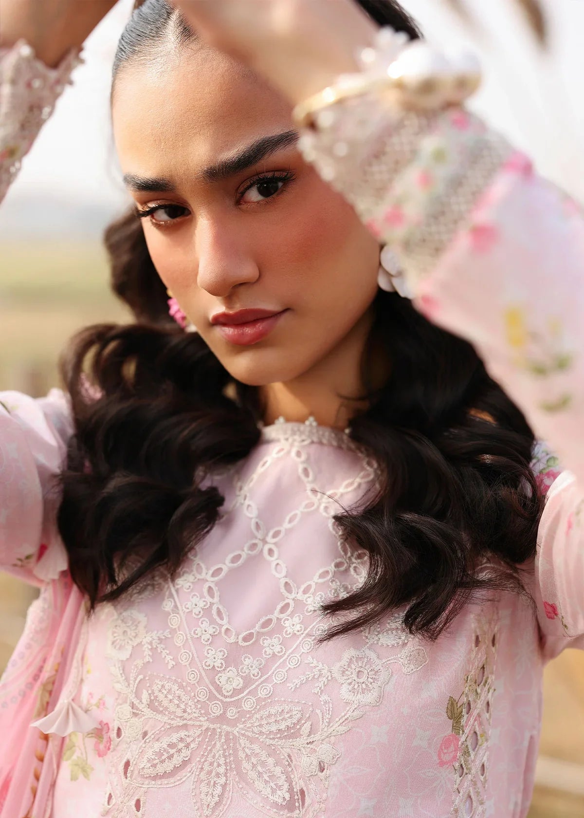 SARDINIA FESTIVE LUXURY LAWN UNSTITCHED'26| ROSE BUD