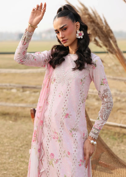 SARDINIA FESTIVE LUXURY LAWN UNSTITCHED'26| ROSE BUD