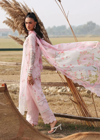 SARDINIA FESTIVE LUXURY LAWN UNSTITCHED'26| ROSE BUD