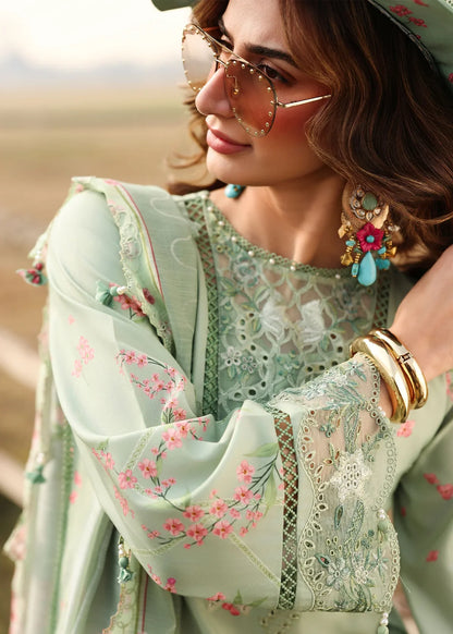 SARDINIA FESTIVE LUXURY LAWN UNSTITCHED'26| Willow