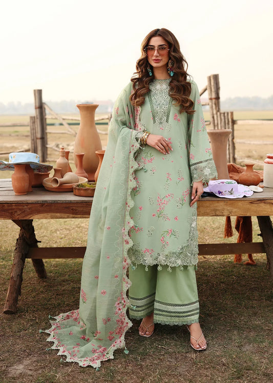 SARDINIA FESTIVE LUXURY LAWN UNSTITCHED'26| Willow