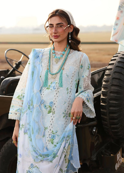 SARDINIA FESTIVE LUXURY LAWN UNSTITCHED'26| Sky Bells