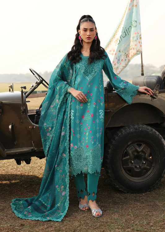 SARDINIA FESTIVE LUXURY LAWN UNSTITCHED'26| Tealwood