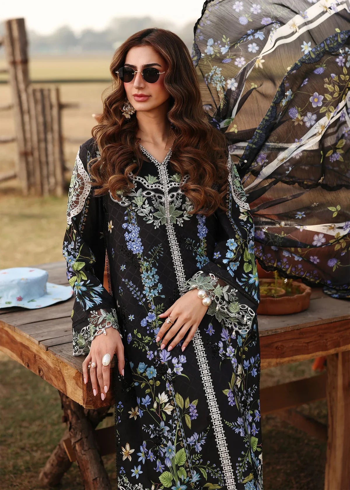 SARDINIA FESTIVE LUXURY LAWN UNSTITCHED'26| Dusk