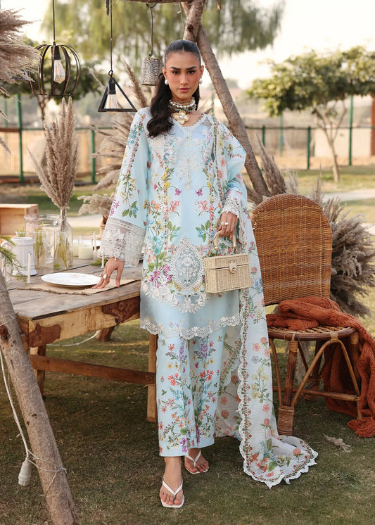 SARDINIA FESTIVE LUXURY LAWN UNSTITCHED'26| Wild Bloom