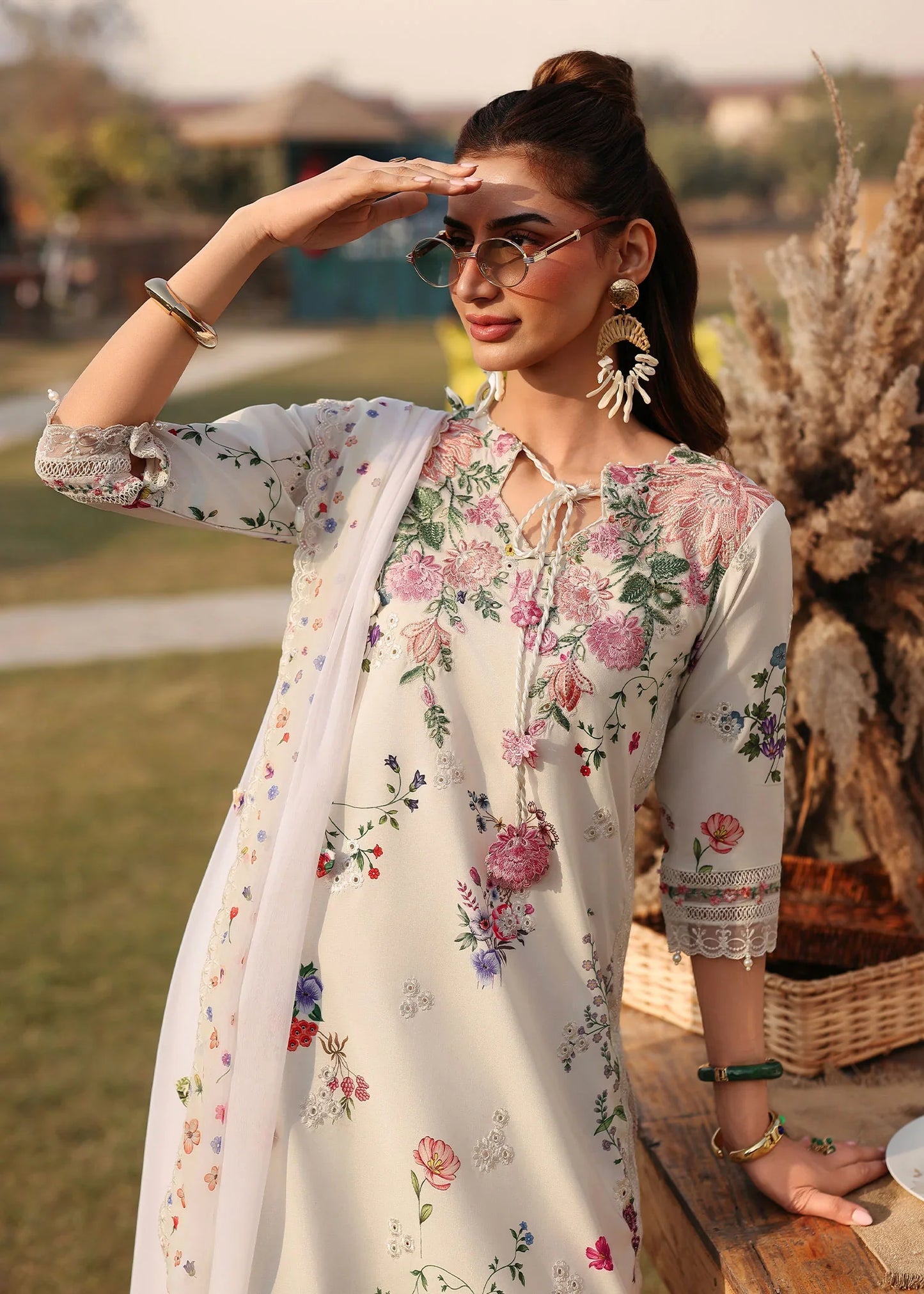 SARDINIA FESTIVE LUXURY LAWN UNSTITCHED'26| Wild Flower