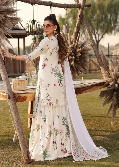 SARDINIA FESTIVE LUXURY LAWN UNSTITCHED'26| Wild Flower