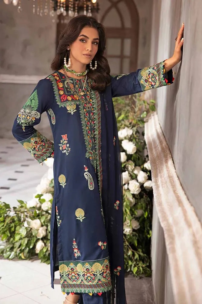 Gul Ahmed Summer Lawn Premium 2024 | PM - 42028 – IBAAS