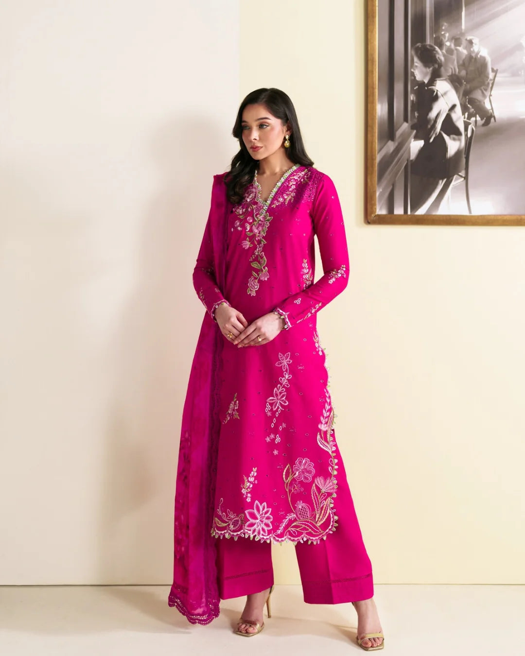 NEESHAY WHISPERS OF SUMMER LUXURY UNSTITCHED'26| CECILY
