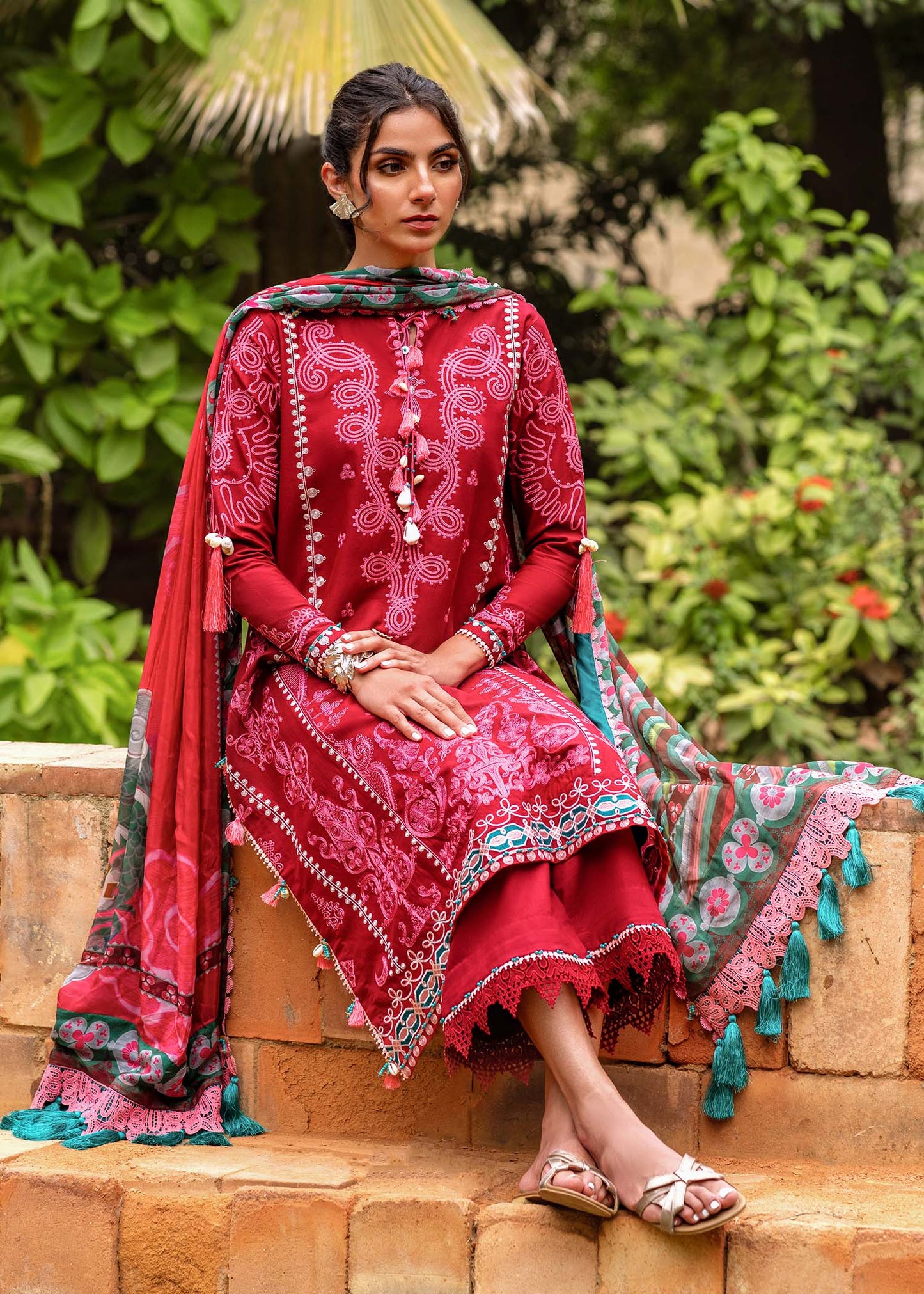 Sadaf Fawad Khan Lawn Vol 2 Collection 2024 – Helen (B)