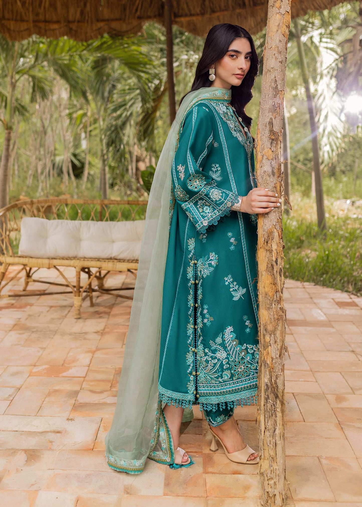 Sadaf Fawad Khan Lawn Vol 2 Collection 2024 – Faizah (A)