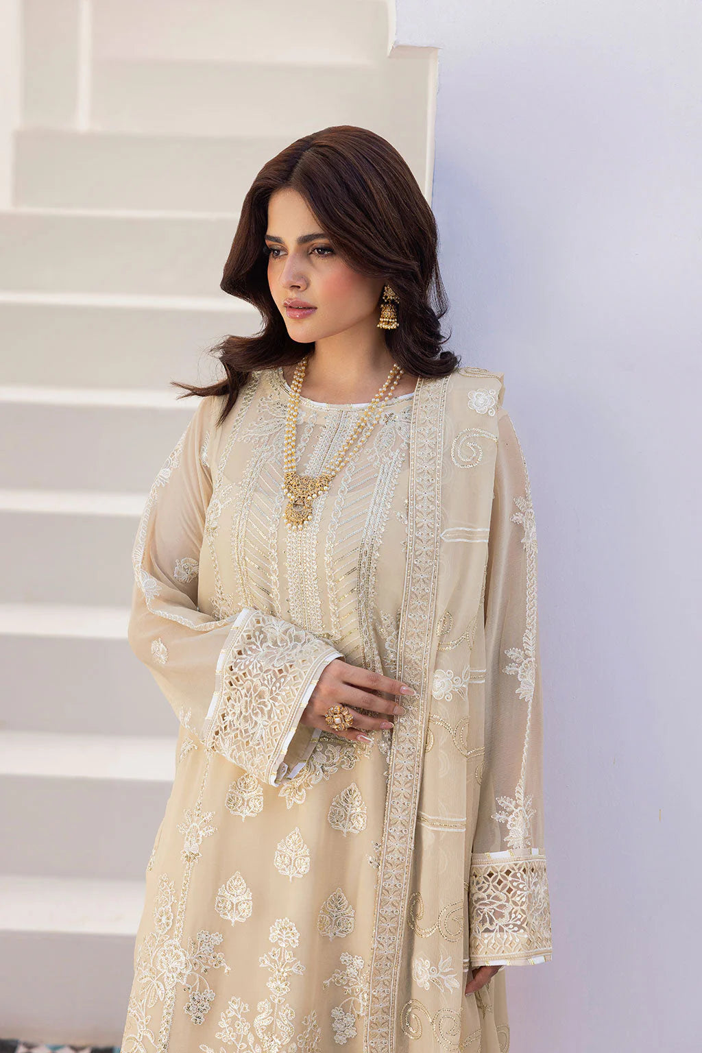 RAMSHA SONEHRI CHIFFON COLLECTION VOL 03 UNSTITCHED '26 - BB-302