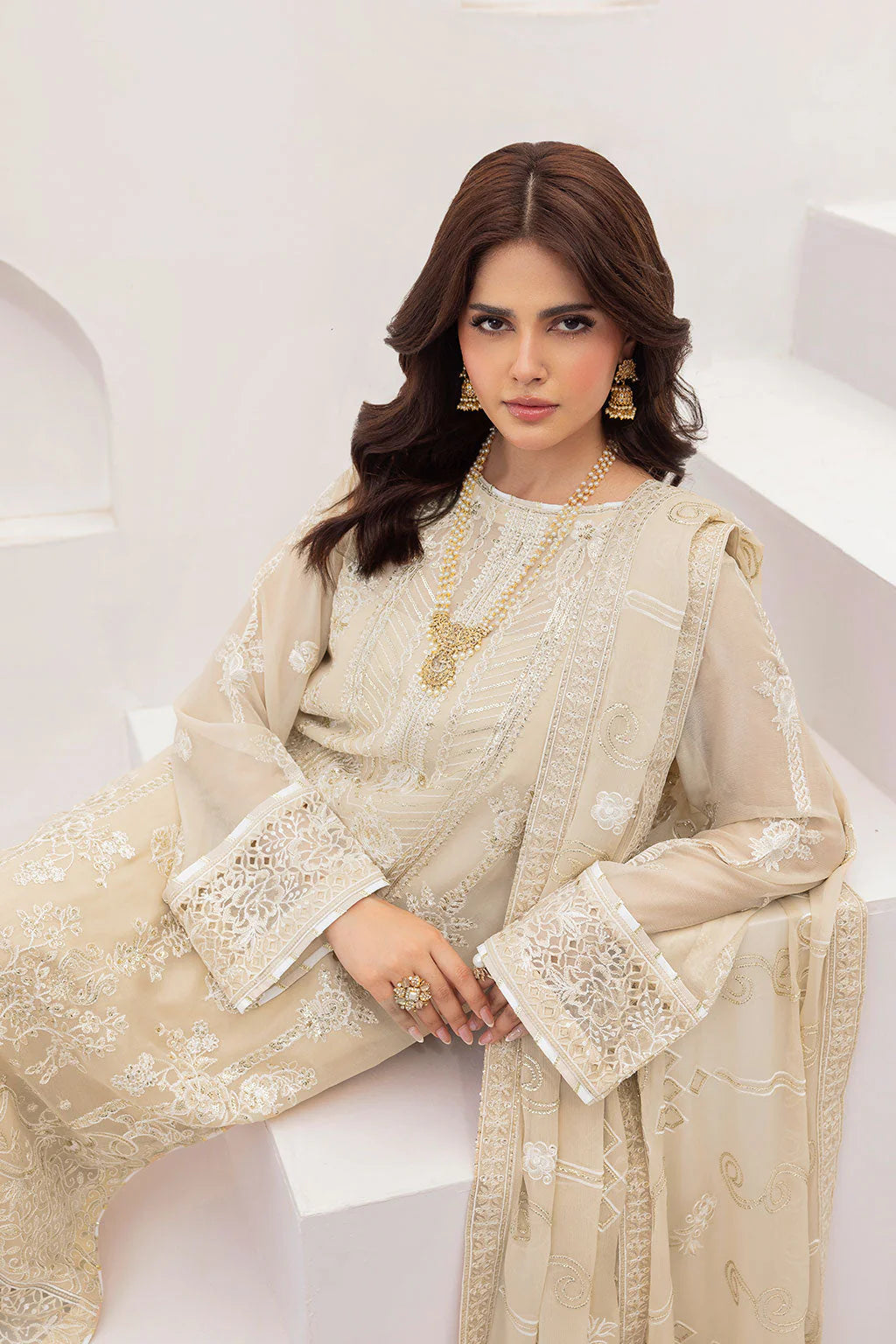 RAMSHA SONEHRI CHIFFON COLLECTION VOL 03 UNSTITCHED '26 - BB-302