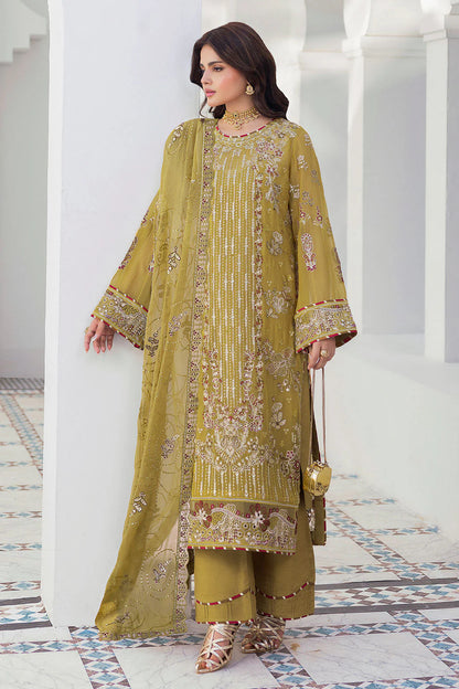 RAMSHA SONEHRI CHIFFON COLLECTION VOL 03 UNSTITCHED '26 - BB-304