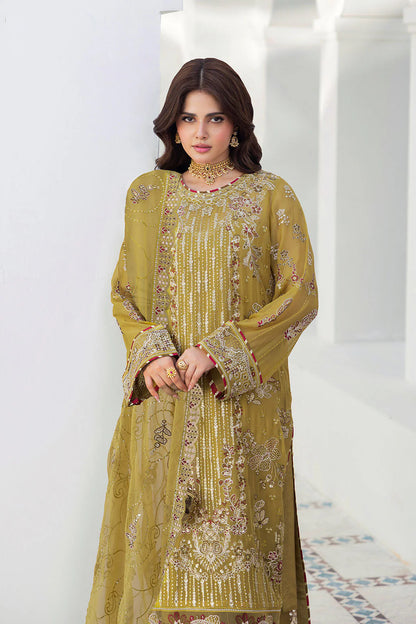 RAMSHA SONEHRI CHIFFON COLLECTION VOL 03 UNSTITCHED '26 - BB-304