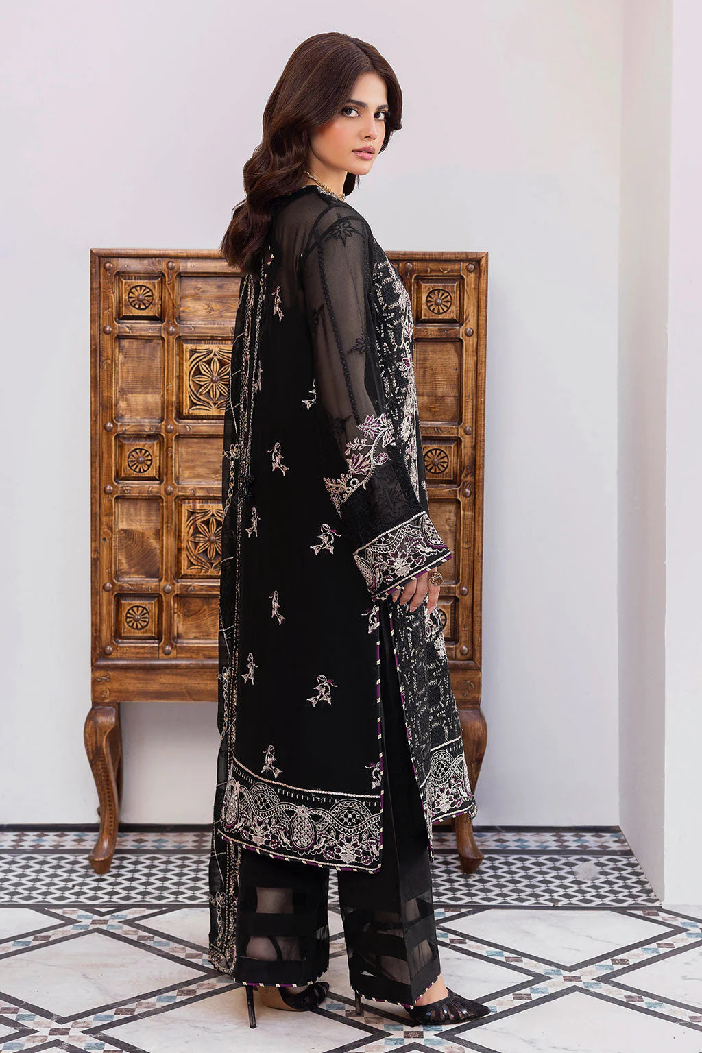 RAMSHA SONEHRI CHIFFON COLLECTION VOL 03 UNSTITCHED '26 - BB-306