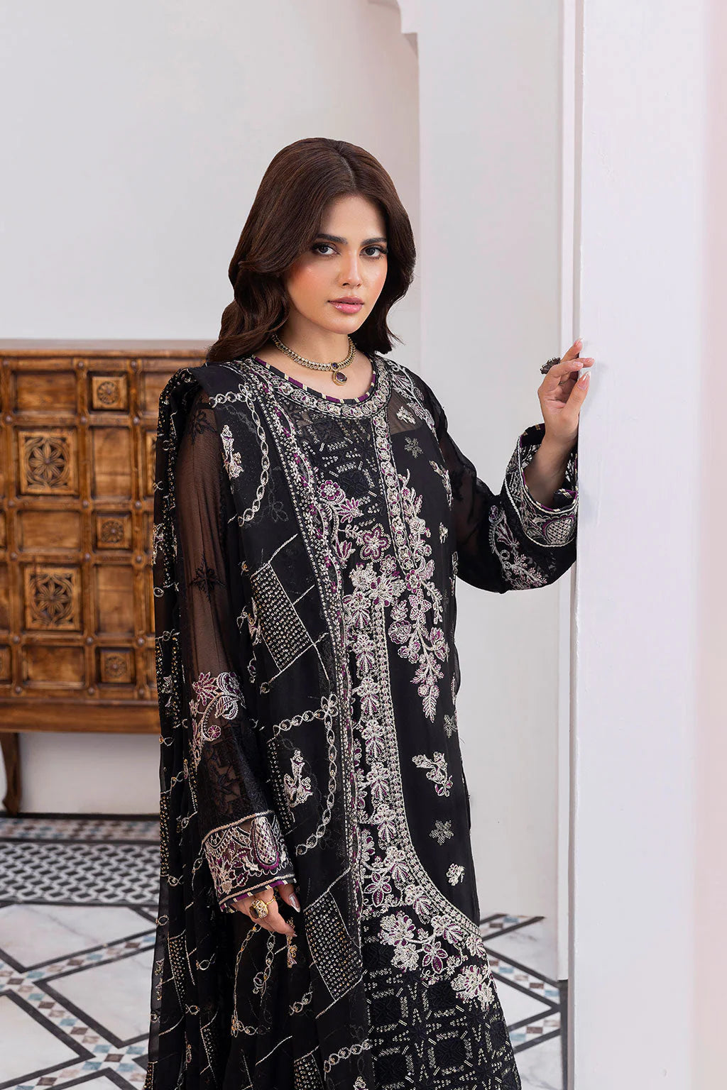 RAMSHA SONEHRI CHIFFON COLLECTION VOL 03 UNSTITCHED '26 - BB-306