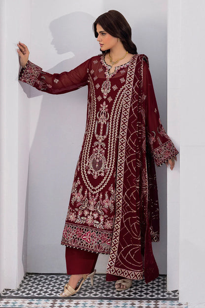 RAMSHA SONEHRI CHIFFON COLLECTION VOL 03 UNSTITCHED '26 - BB-301