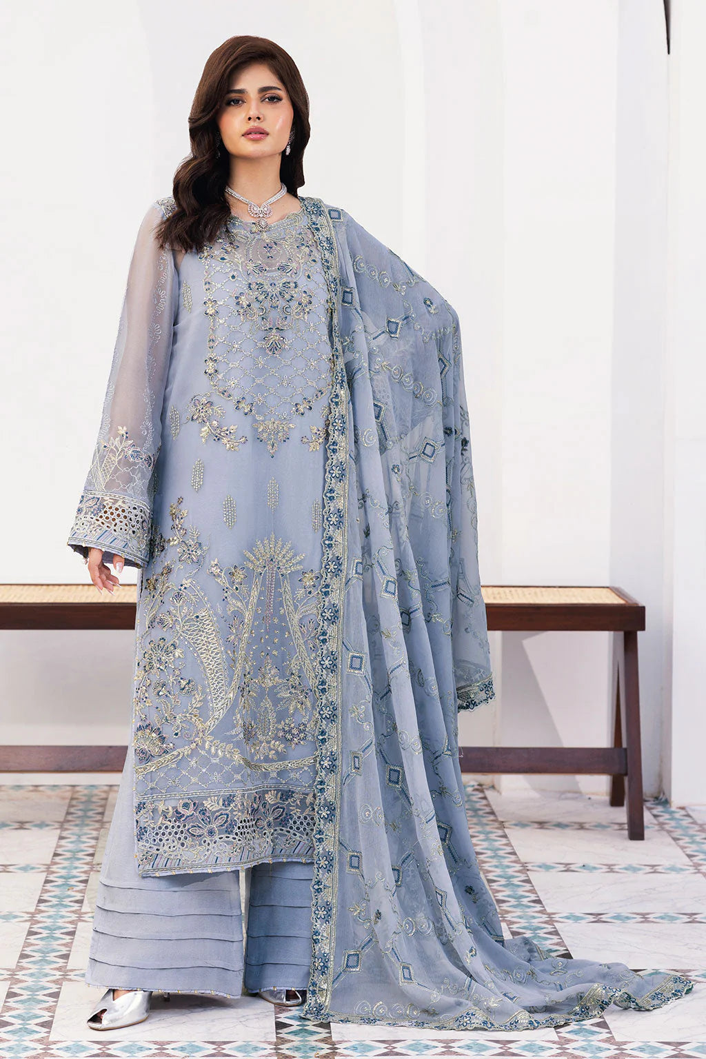 RAMSHA SONEHRI CHIFFON COLLECTION VOL 03 UNSTITCHED '26 - BB-308