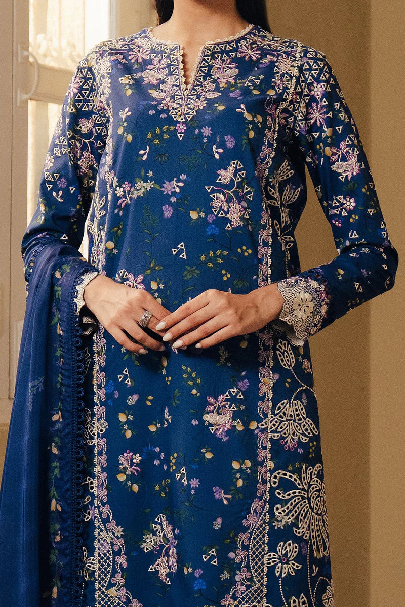 AFROZEH DAYBREAK PRINTKARI UNSTITCHED'26| DUSKMELT