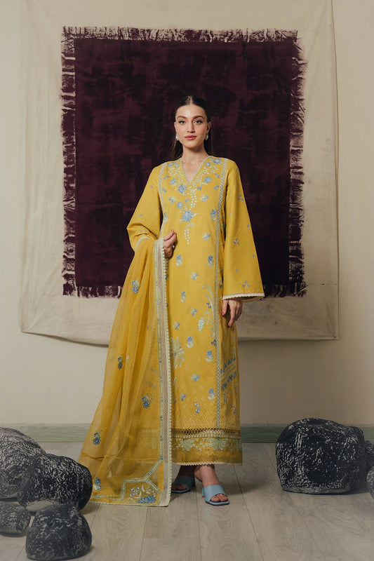 AFROZEH DAYBREAK PRINTKARI UNSTITCHED'26| SUNHAZE