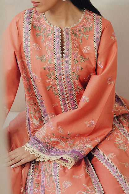 AFROZEH DAYBREAK PRINTKARI UNSTITCHED'26| SKYHUSH