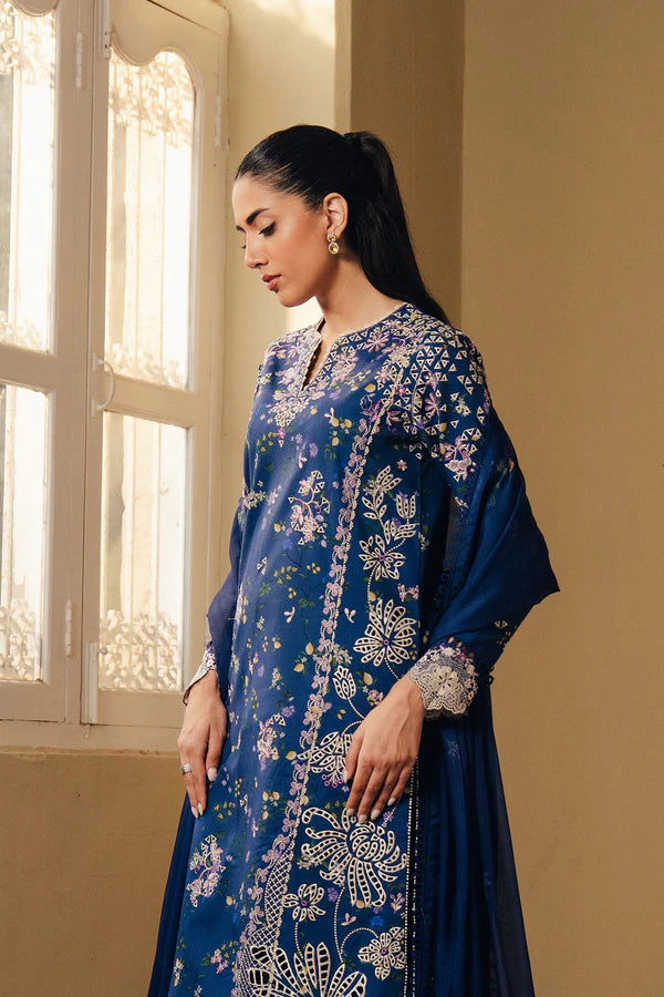 AFROZEH DAYBREAK PRINTKARI UNSTITCHED'26| DUSKMELT