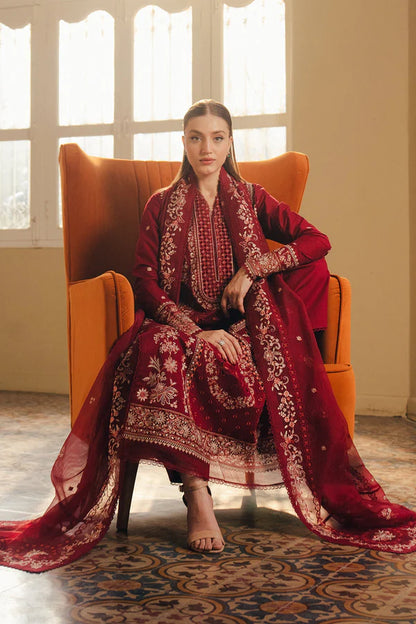 AFROZEH DAYBREAK PRINTKARI UNSTITCHED'26| SUNDROWN