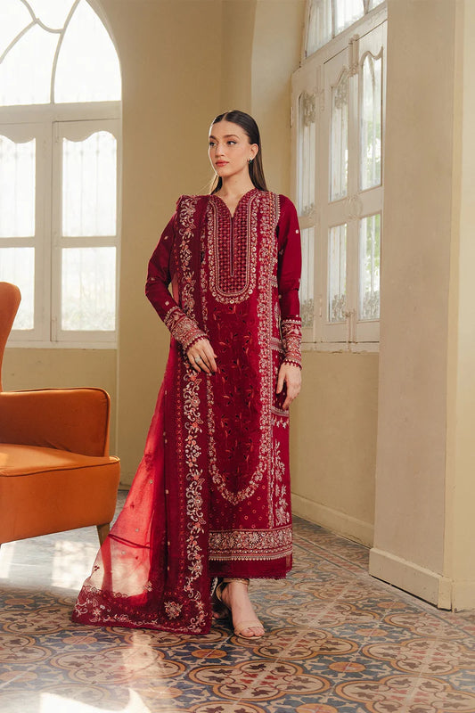 AFROZEH DAYBREAK PRINTKARI UNSTITCHED'26| SUNDROWN