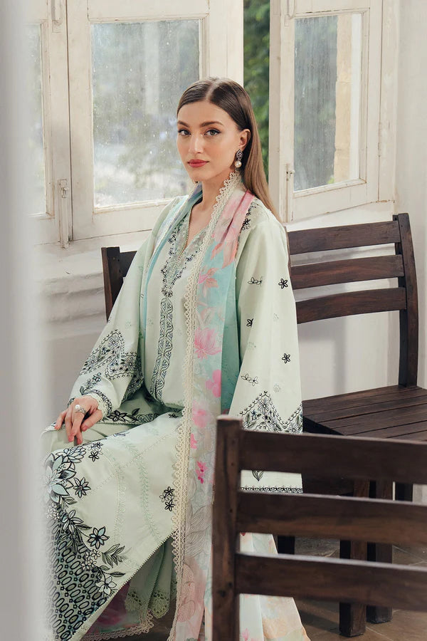 AFROZEH DAYBREAK PRINTKARI UNSTITCHED'26| DEWLIT