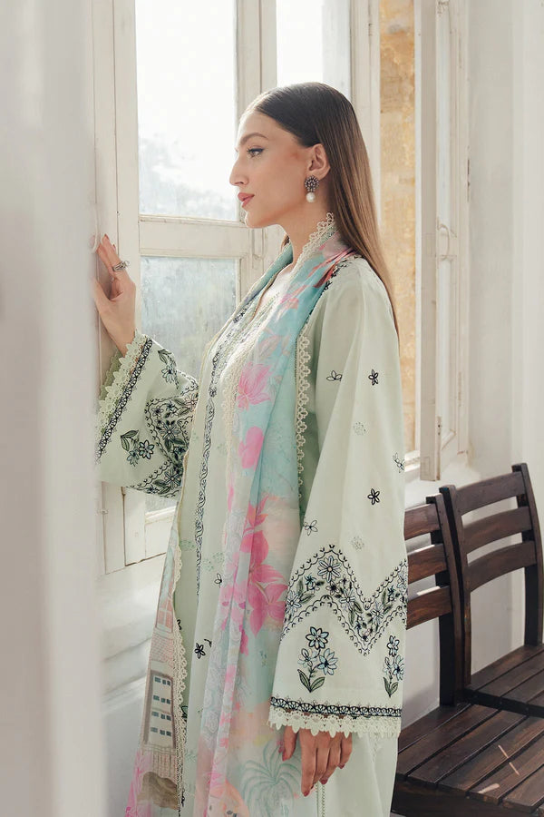 AFROZEH DAYBREAK PRINTKARI UNSTITCHED'26| DEWLIT