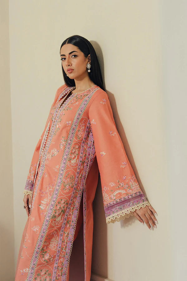 AFROZEH DAYBREAK PRINTKARI UNSTITCHED'26| SKYHUSH