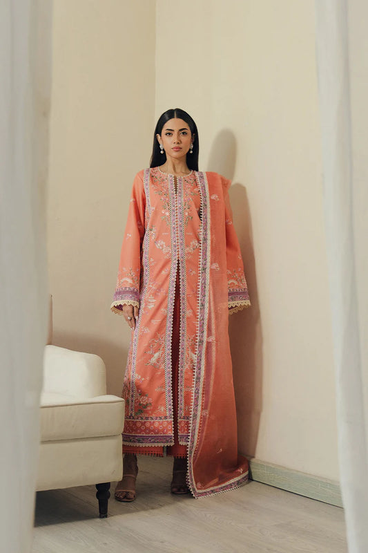 AFROZEH DAYBREAK PRINTKARI UNSTITCHED'26| SKYHUSH