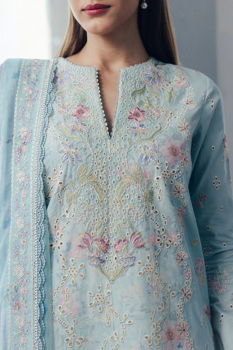 AFROZEH DAYBREAK PRINTKARI UNSTITCHED'26| DAWNFALL
